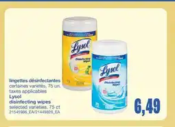 Wholesale Club LINGETTES DÉSINFECTANTES, 75 UN offer
