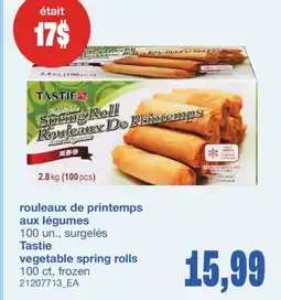 Wholesale Club ROULEAUX DE PRINTEMPS AUX LÉGUMES, 100 un offer