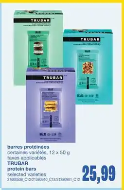 Wholesale Club BARRES PROTÉINÉES, 12 x 50 g offer