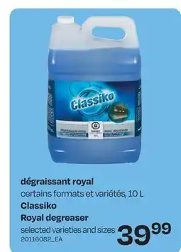 Wholesale Club DÉGRAISSANT ROYAL, 10 L offer