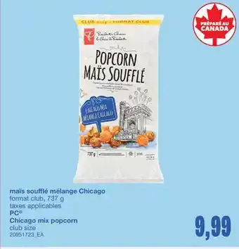 Wholesale Club MAÏS SOUFFLÉ MÉLANGE CHICAGO, 737 G offer