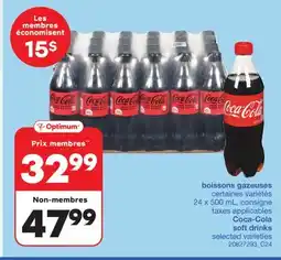 Wholesale Club BOISSONS GAZEUSES, 24 x 500 mL offer