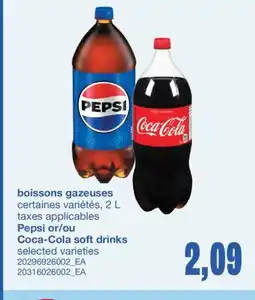 Wholesale Club BOISSONS GAZEUSES, 2 L offer