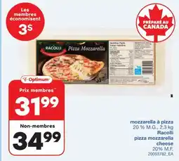 Wholesale Club MOZZARELLA À PIZZA, 2,3 KG offer