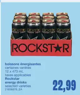 Wholesale Club BOISSONS ÉNERGISANTES, 12 x 473 mL offer