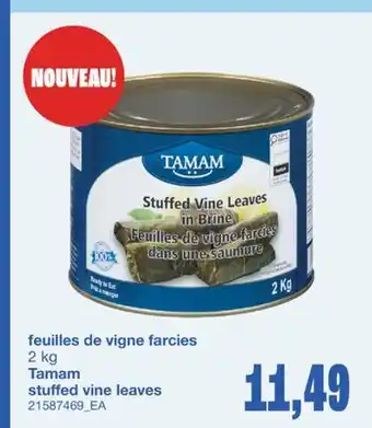 Wholesale Club FEUILLES DE VIGNE FARCIES, 2 KG offer