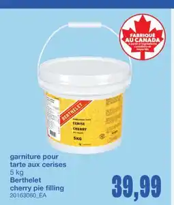 Wholesale Club GARNITURE POUR TARTE AUX CERISES, 5 KG offer