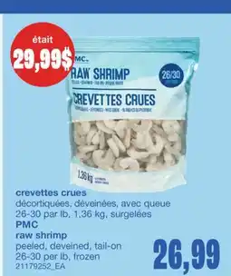 Wholesale Club CREVETTES CRUES, 1,36 KG offer