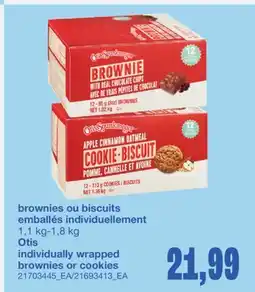Wholesale Club BROWNIES OU BISCUITS EMBALLÉS INDIVIDUELLEMENT, 1,1 KG-1,8 KG offer