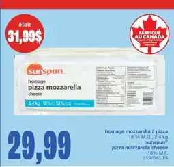Wholesale Club FROMAGE MOZZARELLA À PIZZA, 2,4 KG offer