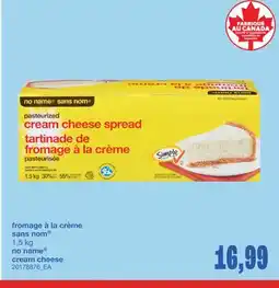 Wholesale Club FROMAGE À LA CRÈME, 1,5 KG offer