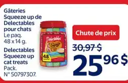 Walmart Delectables cat treats Squeeze up offer