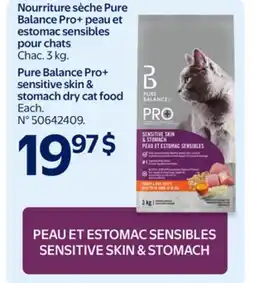 Walmart Pure Balance sensitive skin & stomach dry cat food offer