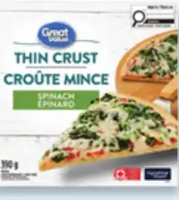 Walmart Pizza surgelée Great Value à croûte mince offer