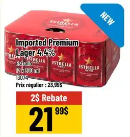 Mayrand Estrella Premium Lager Beer 4.4% offer