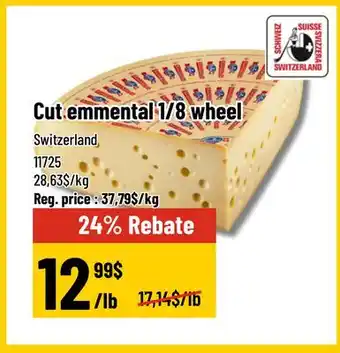 Mayrand Emmentaler Switzerland 1/8 Wheel Cut offer