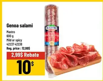 Mayrand Genoa salami 600 g Doux ou piquant offer