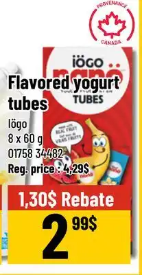 Mayrand Yogourt en tubes Iogo offer