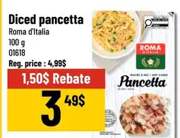 Mayrand Roma d'Italia Diced Mild Pancetta 100 g offer