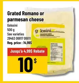 Mayrand Golosini Grated Romano or parmesan cheese offer