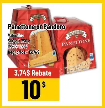 Mayrand Panettone ou pandoro Valentino offer