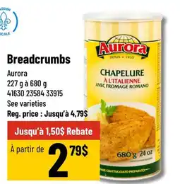 Mayrand Aurora Breadcrumbs offer