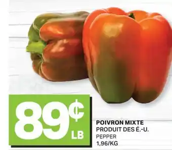 L'Intermarché POIVRON MIXTE | PEPPER offer