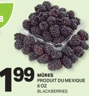 L'Intermarché MÛRES | BLACKBERRIES, 6 OZ offer