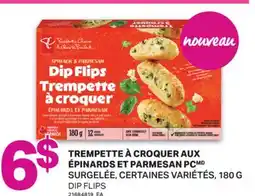 L'Intermarché TREMPETTE À CROQUER AUX ÉPINARDS ET PARMESAN | DIP FLIPS,180 G offer