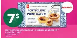 L'Intermarché TARTELETTES PORTUGAISES À LA CRÈME PÂTISSIÈRE / CUSTARD TARTS, 360 G offer