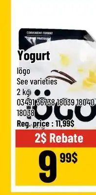 Mayrand Yogurt Iögo 2 kg offer