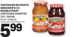 L'Intermarché TARTINADE DE FRUITS OU DOUBLE FRUIT | FRUIT SPREAD, 310 - 500 ML offer