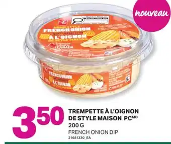 L'Intermarché TREMPETTE À L'OIGNON DE STYLE MAISON | FRENCH ONION DIP, 200 G offer