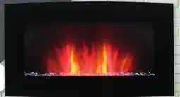 Canac Curved Wall-Mounted Electric Fireplace offer