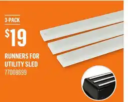 Canac Runners for Utility Sled offer