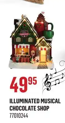 Canac Illuminated Musical Chocolate Shop offer