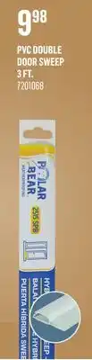 Canac PVC Double Door Sweep 3 ft offer