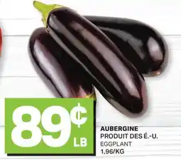 L'Intermarché AUBERGINE | EGGPLANT offer