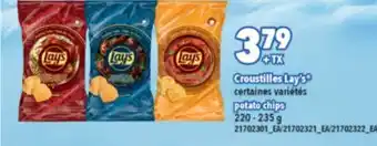 L'Intermarché CROUSTILLES LAY'S | POTATO CHIPS, 220 - 235 g offer