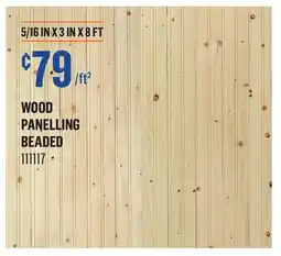 Canac Wood Panelling offer
