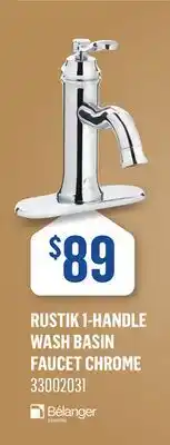 Canac Rustik 1-Handle Wash Basin Faucet offer