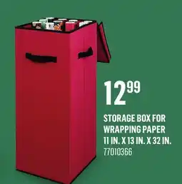Canac Storage Box for Wrapping Paper 11 in. x 13 in. x 32 in offer