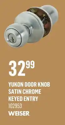 Canac WEISER Yukon Door Knob offer