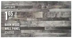 Canac Barn Wood Wall Panel offer