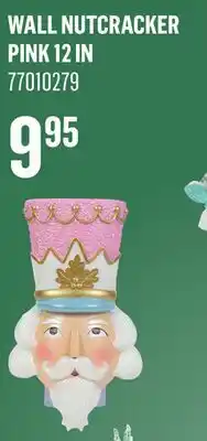 Canac Wall Nutcracker Pink 12 in offer