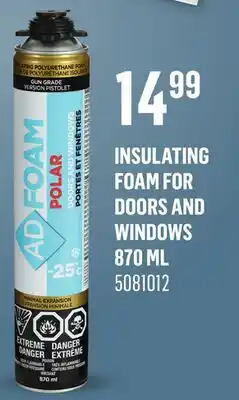 Canac Insulating Foam for Doors and Windows 870ml offer