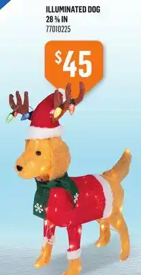 Canac lluminated Dog 28 3/8 in offer