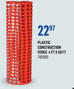 Canac Plastic Construction Fence 4ftx50ft offer