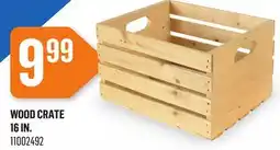 Canac Wood Crate 16in offer