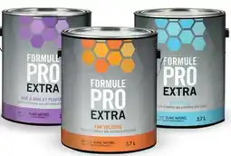 Canac Formule Pro Extra Flat Interior Latex Paint Natural White & Colours 3.7 L offer